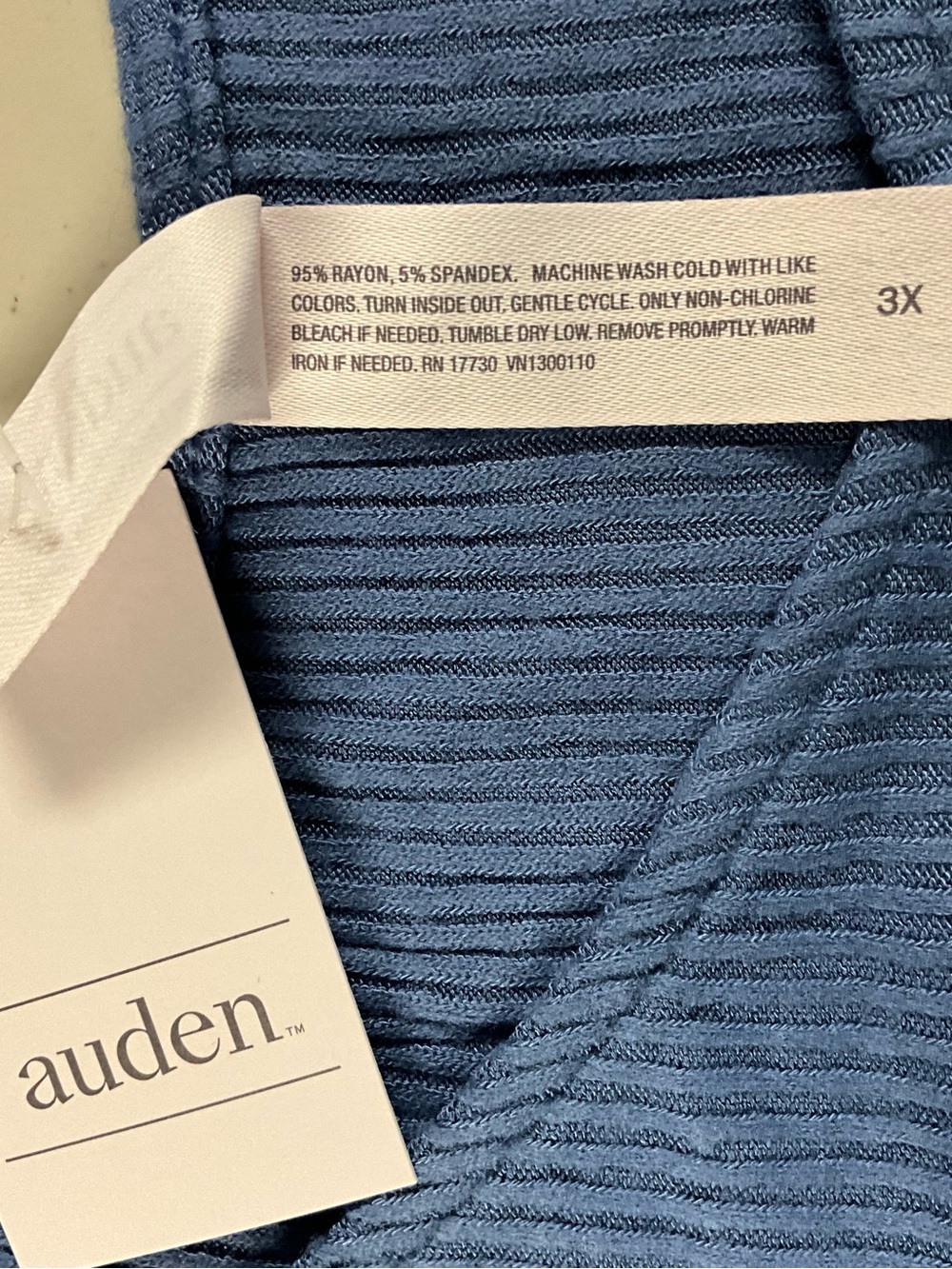 Target Light Blue Ribbed Tank Top - Picture 7 of 9